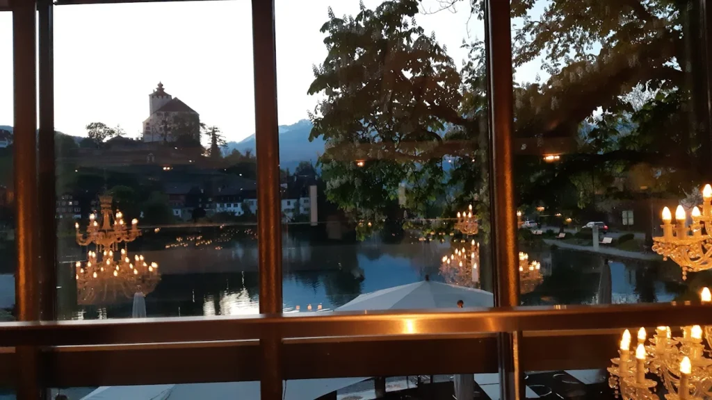 Sicht von der Galerie zum Schloss Werdenberg