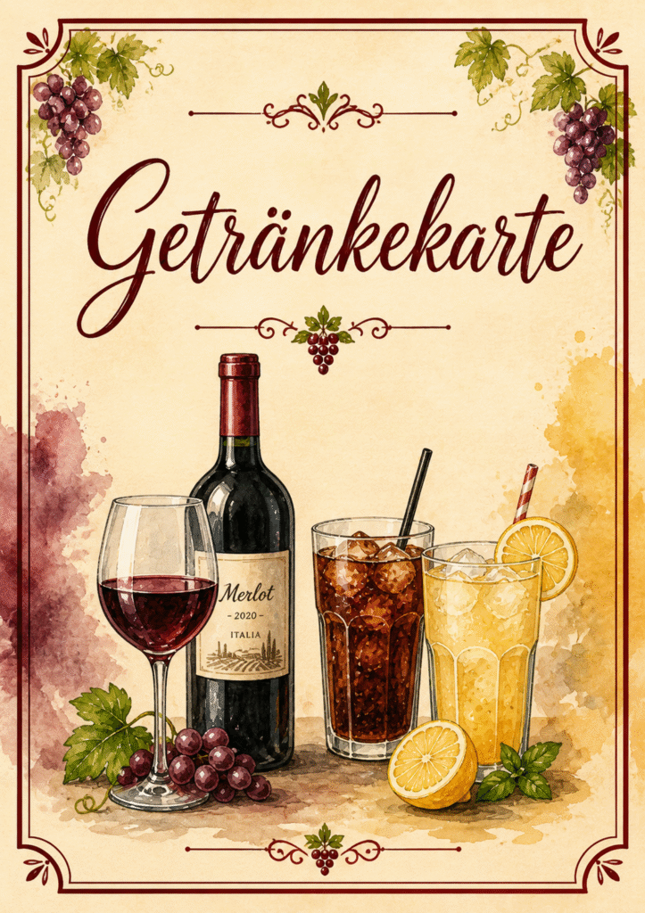 Getränkekarte
